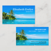 Mooie luxe buitenshuis zwembad in hotel visitekaartje (Voorkant / Achterkant)