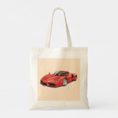 Mooie luxe Canvas tas voor sportauto's (Achterkant)