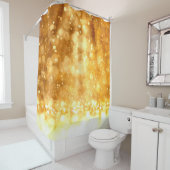 Mooie luxe gouden rode glitterachtergrond. douchegordijn (In situ)
