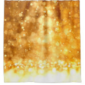 Mooie luxe gouden rode glitterachtergrond. douchegordijn (Voorkant)