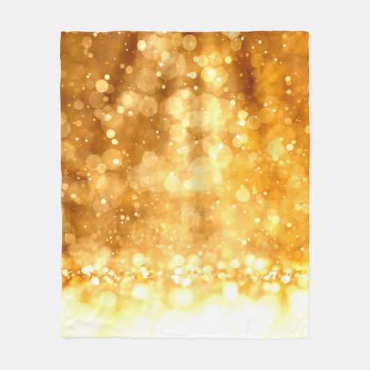Mooie luxe gouden rode glitterachtergrond. fleece deken (Voorkant)