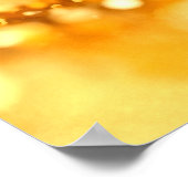 Mooie luxe gouden rode glitterachtergrond. poster (Hoek)