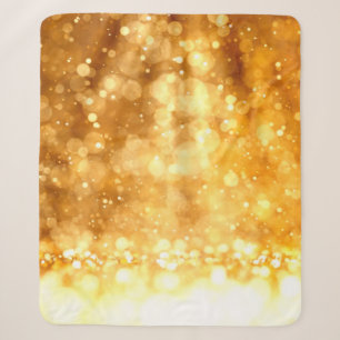 Mooie luxe gouden rode glitterachtergrond. sherpa deken