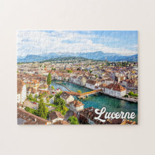 Mooie Luzern, Zwitserland Legpuzzel