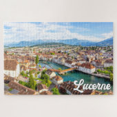 Mooie Luzern, Zwitserland Legpuzzel (Horizontaal)