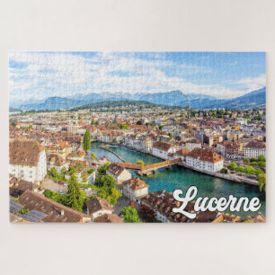 Mooie Luzern, Zwitserland Legpuzzel