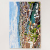 Mooie Luzern, Zwitserland Legpuzzel (Verticaal)