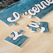 Mooie Luzern, Zwitserland Legpuzzel (Zijkant)
