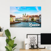 Mooie Luzern, Zwitserland Poster (Thuiskantoor)