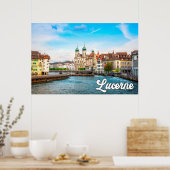Mooie Luzern, Zwitserland Poster (Keuken)