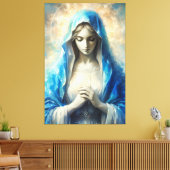 Mooie Maagd Maria Canvas Afdruk (Insitu (Woonkamer))