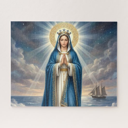 Mooie Maagd Maria Legpuzzel (Horizontaal)