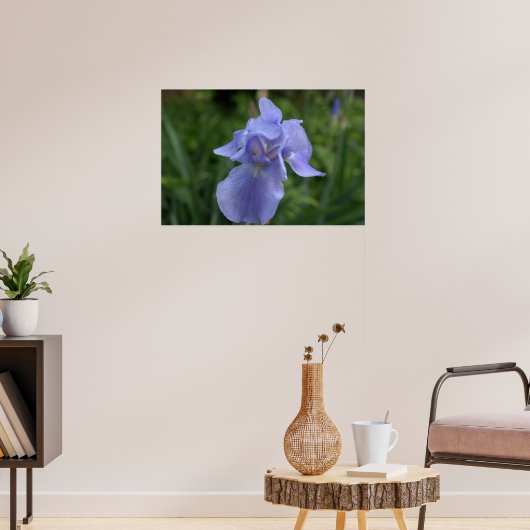 Mooie Maagdenpalm Iris Bloem Poster (Woonkamer 3)
