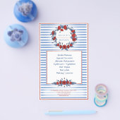 Mooie maaltijd met schitterende vleugels en stripe flyer (Enkel)