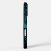 Mooie maan gloed door bomen Monogram Case-Mate iPhone Case (Achterkant / Rechts)