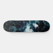 Mooie maan gloed door bomen persoonlijk skateboard (Horizontaal)