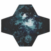 Mooie maan gloed door bomen voetbal (Enkel)