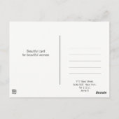 Mooie maanbloemen vrouw zingerige illustratie briefkaart (Achterkant)