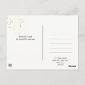 Mooie maansterren, kunstdecoillustratie briefkaart (Achterkant)