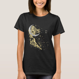 Mooie maansterren, kunstdecoillustratie t-shirt
