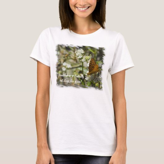 Mooie maar Stings White Edge T-shirt (Voorkant)