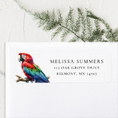 Mooie Macaw retour adres label