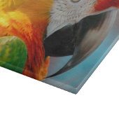 Mooie Macaw Snijplank (Hoek)