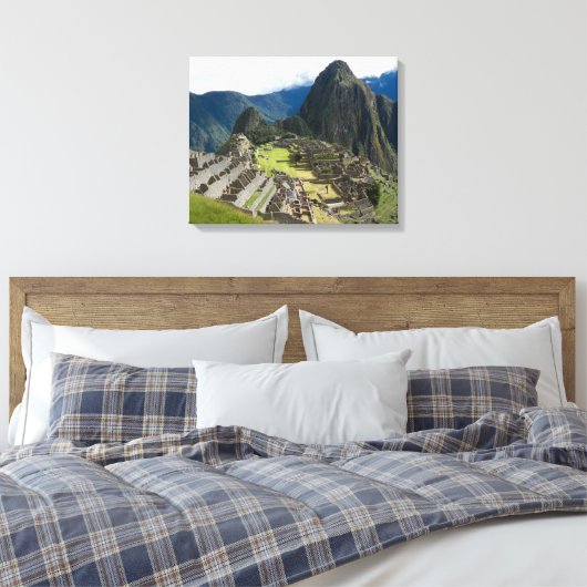Mooie Machu Picchu Canvas Afdruk (Insitu (Slaapkamer))