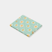 Mooie Madeliefjes & Bij Patroon | Post-It Notities Post-it® Notes (Schuin)
