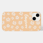 Mooie Madeliefjes Bloem Patroon Case-Mate iPhone Case (Achterkant (horizontaal))