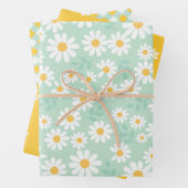 Mooie Madeliefjes Bloemen Lente Zomer Pasen Cadeau Inpakpapier Vel (In situ)