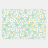 Mooie Madeliefjes Bloemen Lente Zomer Pasen Cadeau Inpakpapier Vel (Voorkant)