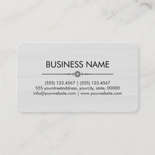 Mooie madeliefjes Floral Elegant Modern Visitekaartje (Achterkant)