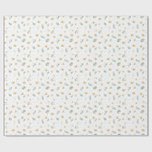 Mooie madeliefjes floral wrapping papier (Vlak)