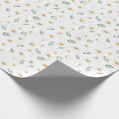 Mooie madeliefjes floral wrapping papier (Hoek)