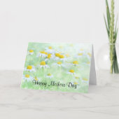 Mooie madeliefjes in een veld Foto Moederdag Kaart (Voorkant)