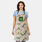 Mooie Madeliefjes Keuken Schort (Gedragen)