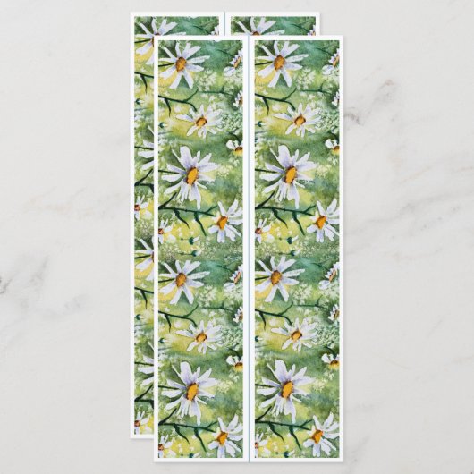 Mooie madeliefjes twee Bladwijzer (Voorkant / Achterkant)