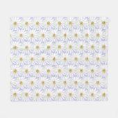 Mooie madeliefjesbloemen fleece deken (Voorkant (Horizontaal))