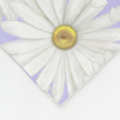 Mooie madeliefjesbloemen fleece deken (Hoek)