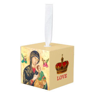 Mooie Madonna en Kind Kerst Decoratie