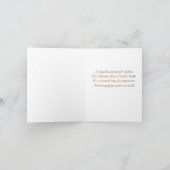 Mooie Madonna en kind religieus Feestdagen Kaart (Binnen)