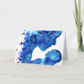 Mooie Madonna en waterverf van kinderen Feestdagen Kaart (Voorkant)