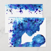 Mooie Madonna en waterverf van kinderen Notitiekaartje (Voorkant / Achterkant)