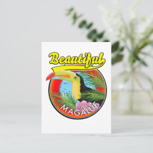 Mooie Magaluf, toekan logo Briefkaart