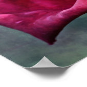 Mooie magenta roze roze roze fotografische kunst a poster (Hoek)