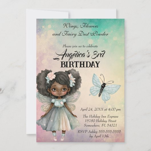 Mooie magie feestdag kaart (Voorkant)