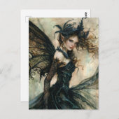 Mooie Magische Fee Briefkaart (Voorkant / Achterkant)