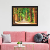 Mooie Magische Lente Bos Canvas Print (Insitu (Woonkamer))
