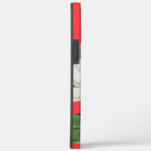 Mooie Magnolia Bloesems met Botanische Naam Case-Mate iPhone Case (Achterkant / Rechts)